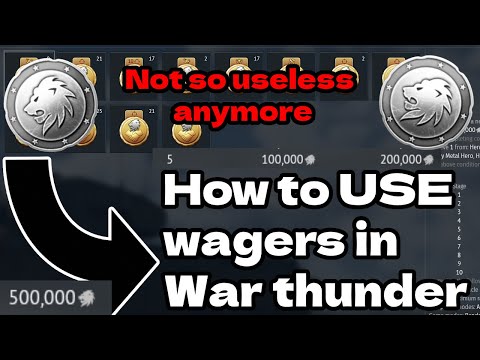 How to use WAGERs in War Thunder | Under 1 Minute!