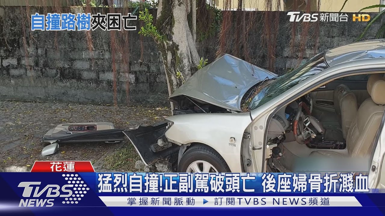 疲勞?台北南下遊台東 轎車自撞樹2死2傷
