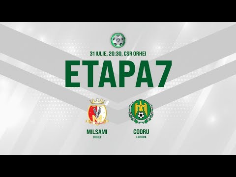 LIVE: DIVIZIA NAȚIONALĂ,Etapa 7,FC MILSAMI - CS CODRU 31.07.2020, 20:30