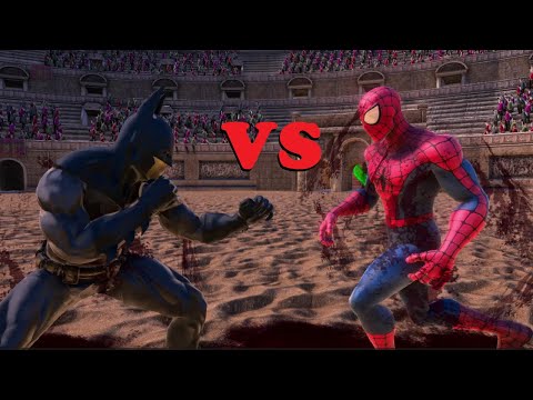 BATMAN vs SPIDERMAN - Who will win???? UEBS Ultimate Epic Battle Simulator