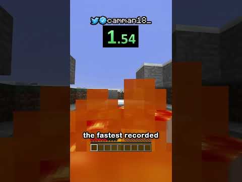 I JUST SET THE FASTEST DEATH IN MINECRAFT HISTORY.