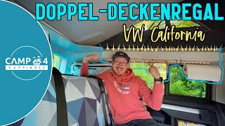 VW California Regal: Doppel Deckenregal Grünthal Mobilcamping