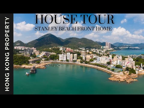 🇭🇰 4K HOUSE TOUR | STANLEY BEACH FRONT FLAT | Hong Kong