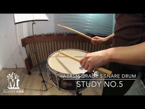 ABRSM Grade 5 Snare Drum- Study No. 5
