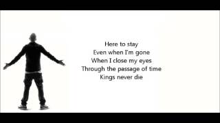 Eminem Kings Never Die Lyrics - Best Kings Never Die Lyrics Video - Eminem Lyrics