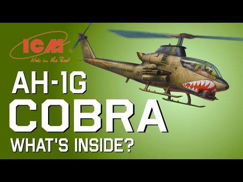 ICM NEW AH-1G COBRA!! What's in the box of the new 1/35th scale kit?