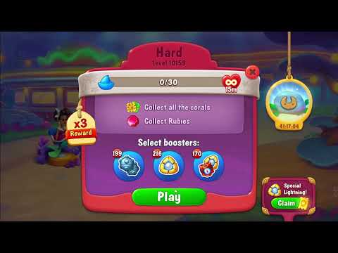 FISHDOM:  💥💥 Level 10159  Hard level,  10160, 10161 No boosters 💥💥