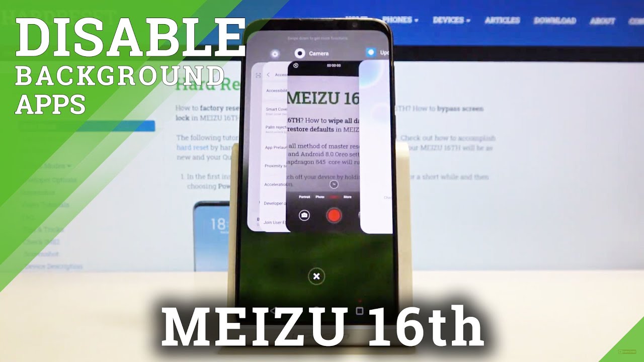 How to Turn off Running Apps in MEIZU 16TH – Disable Background Apps