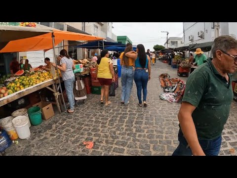 Feira Livre de Santa Terezinha PE - Preços em clima de Natal 22/12/2025 #nordeste #santaterezinhape