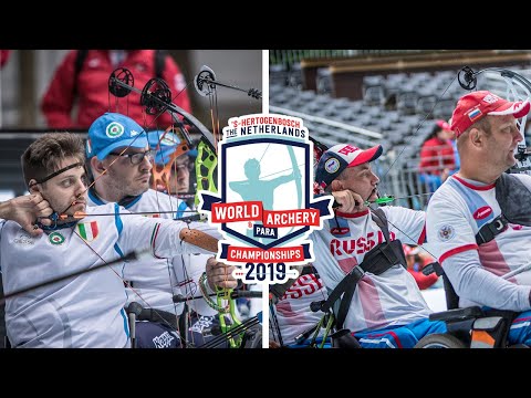 Italy v Russia – W1 men bronze | Den Bosch 2019 World Archery Para Championships