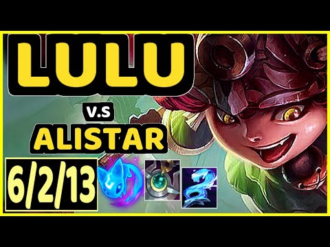 LULU vs ALISTAR - 6/2/13 KDA BOTTOM SUPPORT GAMEPLAY - EUW Ranked MASTER