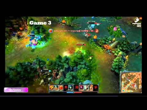 SKT1 vs KTB Game 3 Highlights