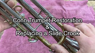 Video thumbnail for Conn Trumpet Restoration & Slide Replace- band instrument repair- Wes Lee Music- Ferree's Tools by Wes Lee Music Repair