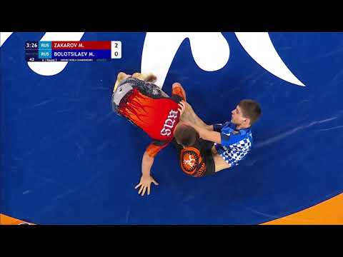 Round 3 Men's GP No-Gi - 58 kg: M. ZAKAROV (RUS) v. M. BOLOTSILAEV (RUS)