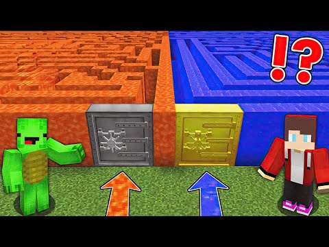 Mikey and JJ Lost in EPIC LAVA Maze! 🌋 🚶‍♂️🌊