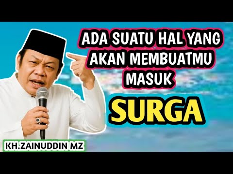 ADA SUATU HAL YANG AKAN MEMBUATMU MASUK SURGA _ NGAJI KH ZAINUDDIN MZ 