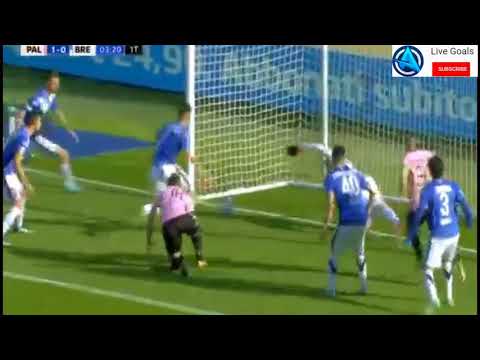 Chochev Goal 1-0 Palermo vs Brescia Calcio - Serie B