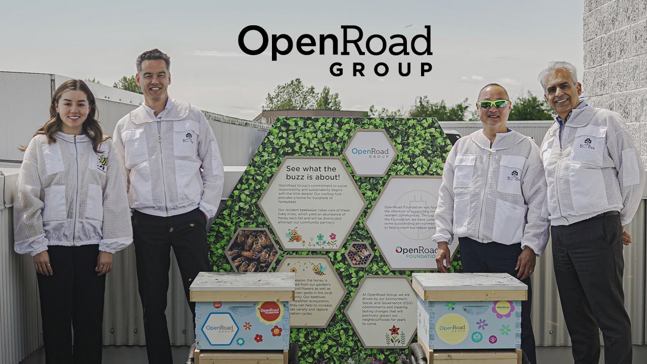 OpenRoad Group Establishes New Rooftop Beehive at BMW Langley | OpenRoad Group