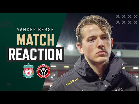 Sander Berge | Match Reaction Interview | Liverpool 2-1 Sheffield United