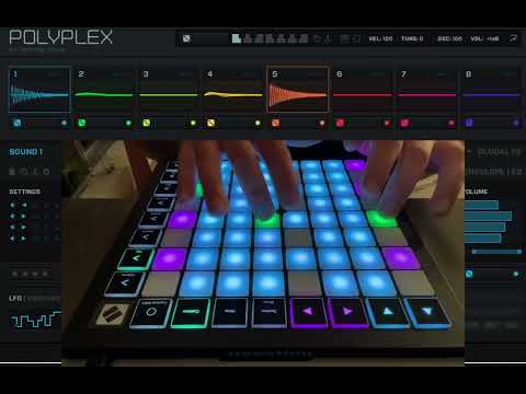 Polyplex by Twisted Tools EXPERIMENTAL DRUM DESIGN works with Free REAKTOR PLAYER