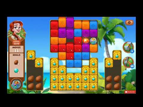 Lost Island Blast Adventure Level 1370 NO BOOSTERS - A S GAMING ✔