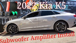 2022 Kia K5 Amplifier Installation factory radio