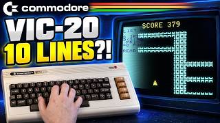 I Can't Believe This VIC-20 Game Runs in 10 Lines!