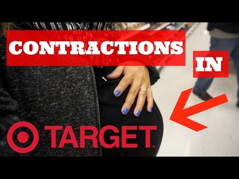 CONTRACTIONS WHILE SHOPPING IN TARGET! | TeamYniguezVlogs #164 a. | MommyTipsByCole