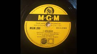 Billy Eckstine - I Apologize (1951)