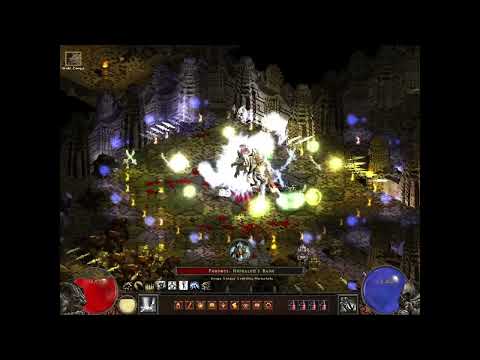 Diablo 2 Median XL - Bladestorm Barb T9 Phoboss 14 second kill