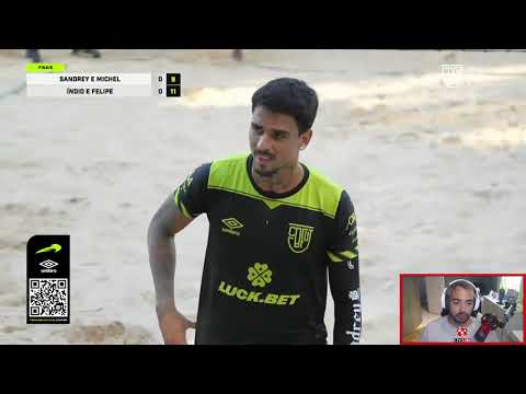 Índio and Felipe x Sandrey and Michel - Brazilian Footvolley Circuit - Goiânia GO - React FTV Ep 651