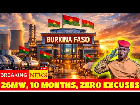 Burkina Faso STUNS the World! Traoré Builds a 26MW Power Plant in Just 10 Months