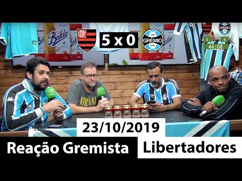 Reaction of Grêmio fans - Flamengo 5 x 0 Grêmio (October 23, 2019) | Libertadores 2019