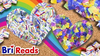 Eric Carle Art! | Easy Painted Tissue Paper Process Art Project for Kids