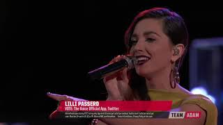 The Voice 2017 Lilli Passero   Live Playoffs  &#39;It&#39;s Too Late&#39;