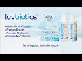 Luvbiotics Toothpaste And Mouthwash Advert