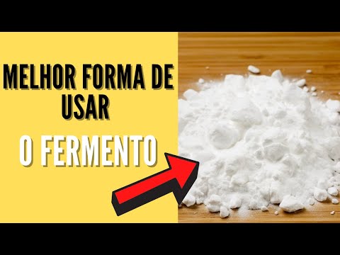 Qual a QUANTIDADE DE FERMENTO para bolo?