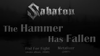 Sabaton - The Hammer Has Fallen (Lyrics English &amp; Deutsch)