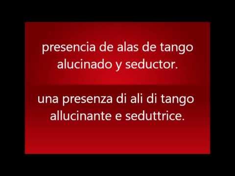 ALAS DE TANGO - Leon Gieco - Testo e traduzione in italiano.