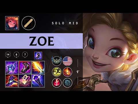 Zoe Mid vs Irelia - NA Challenger Patch 26.02