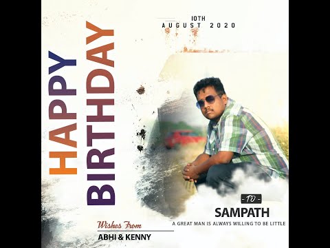 HAPPY BIRTHDAY SAMPATH | BIRTHDAY 1ST VLOG |