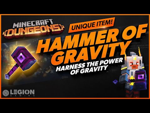 Legacy Gaming - Minecraft Dungeons - HAMMER OF GRAVITY | Unique Item Guide