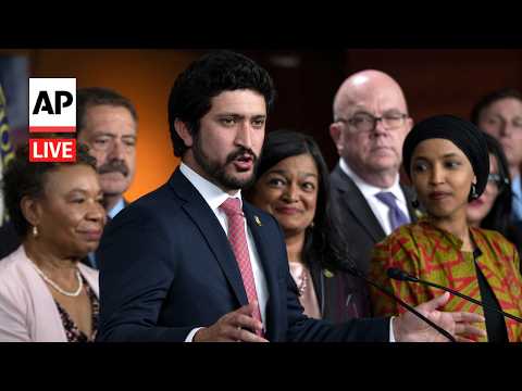 Video Thumbnail: LIVE: Progressive Democrats hold a press conference on the Iran war