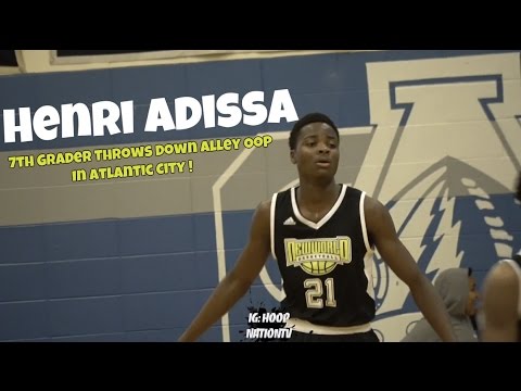 New World Turns Into Lob City As 7th Grader Henri Adissa Catches Alley In AC - Bballspotlight