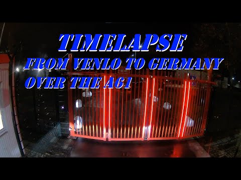 Timelapse From Venlo to the A61 Germany | Truck driving