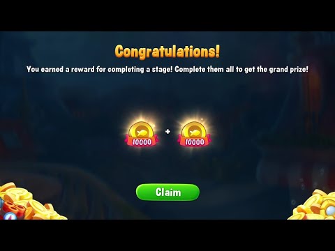 @Fishdom Win Strikes Level 5971 - 5979, Got Reward: 10K + 10K Coins.