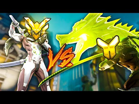 Masters First-Time Genji vs Gold Genji One-Trick - Who Wins? - Overwatch