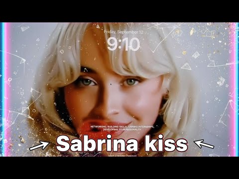 How To Apply Sabrina Live Kiss 💋 Wallpaper | For Mac users