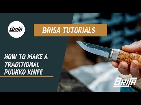 BRISA Tutorials - How to make a traditional Finnish puukko knife