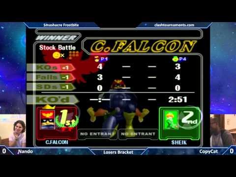Smashacre Frostbite - Nando vs CopyCat - SSBM